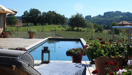 La piscine chauffée de la Belmonière